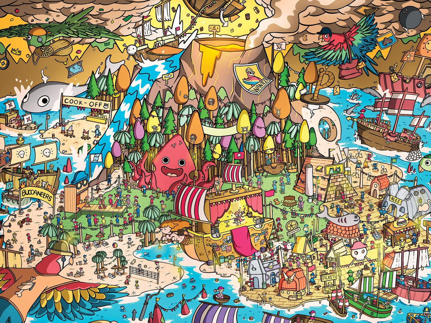 Lucky Puzzles 'Pirates' Paradise' - 500 Piece Puzzle
