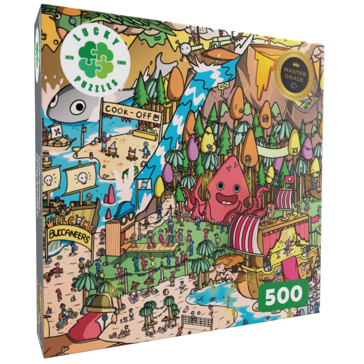 Lucky Puzzles 'Pirates' Paradise' - 500 Piece Puzzle