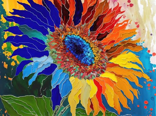 Lucky Puzzles – 500 Piece Jigsaw Puzzle for Adults | Sunflower Radiance | Floral Artwork | Moderate Difficulty