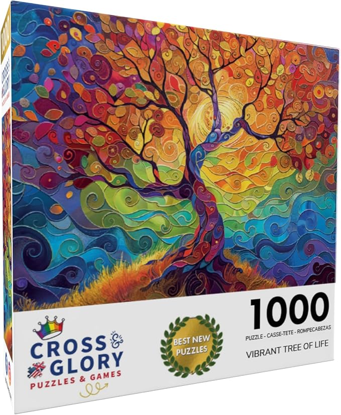 Arbre de vie vibrant - Puzzle 1000 pièces 
