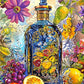 Divers et vice : Bouteille de gin botanique opulente – Puzzle 1 000 pièces