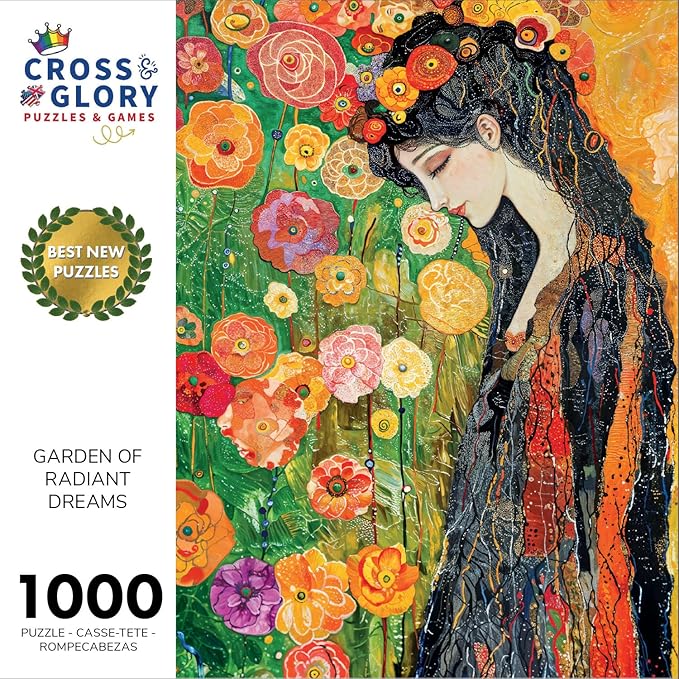 Garden of Radiant Dreams - 1000 Piece Jigsaw Puzzle