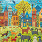 Canidés colorés : Une journée au parc canin - Puzzle 1 000 pièces