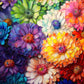 Arc-en-ciel de fleurs - Puzzle 1000 pièces 