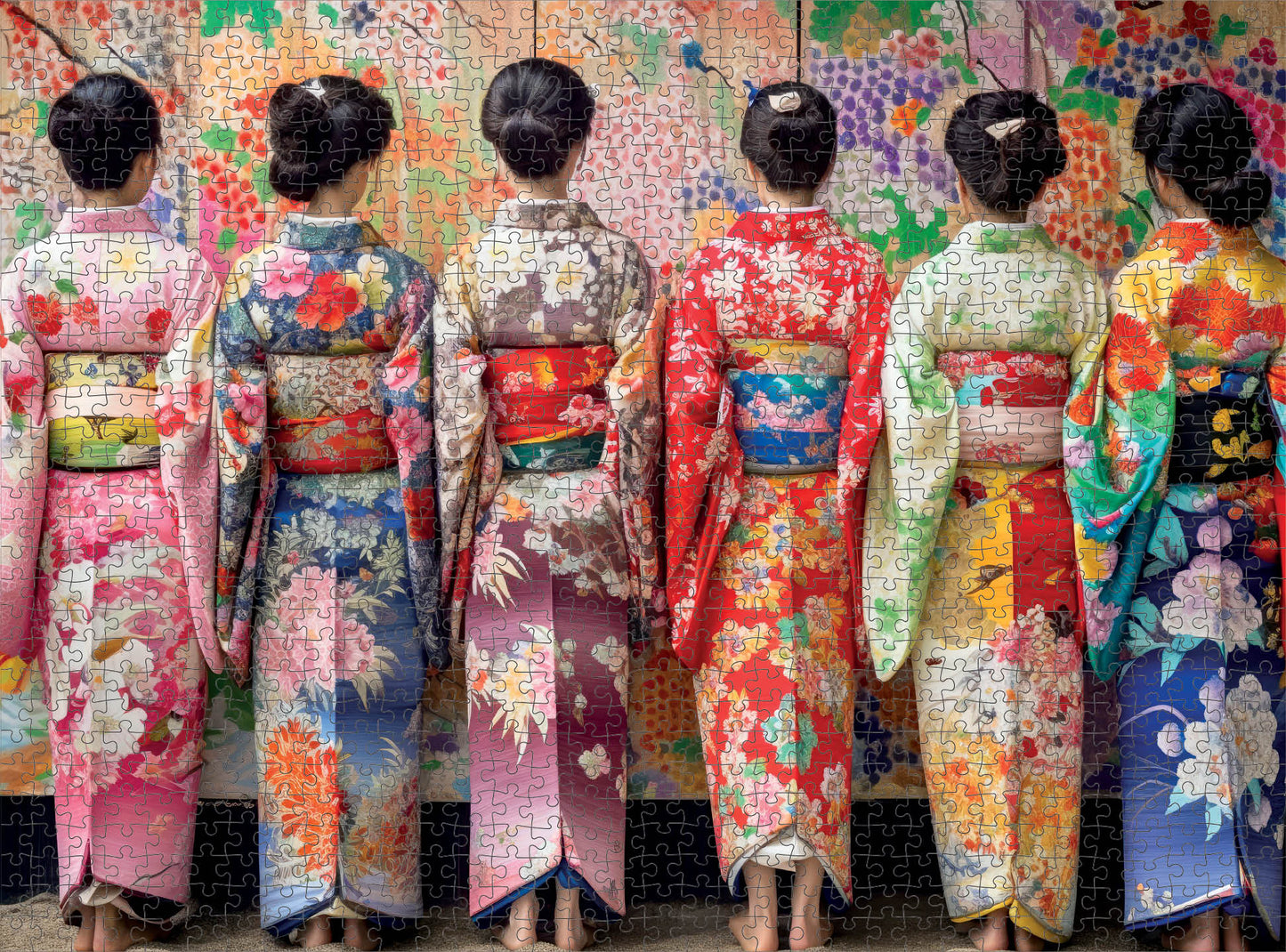 Portrait Puzzle – Elegant Kimono Beauties – 1000 Piece Jigsaw Puzzle