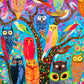 Owl Puzzle – Owl Oasis: The Vibrant Perch – 1000 Piece Jigsaw Puzzle