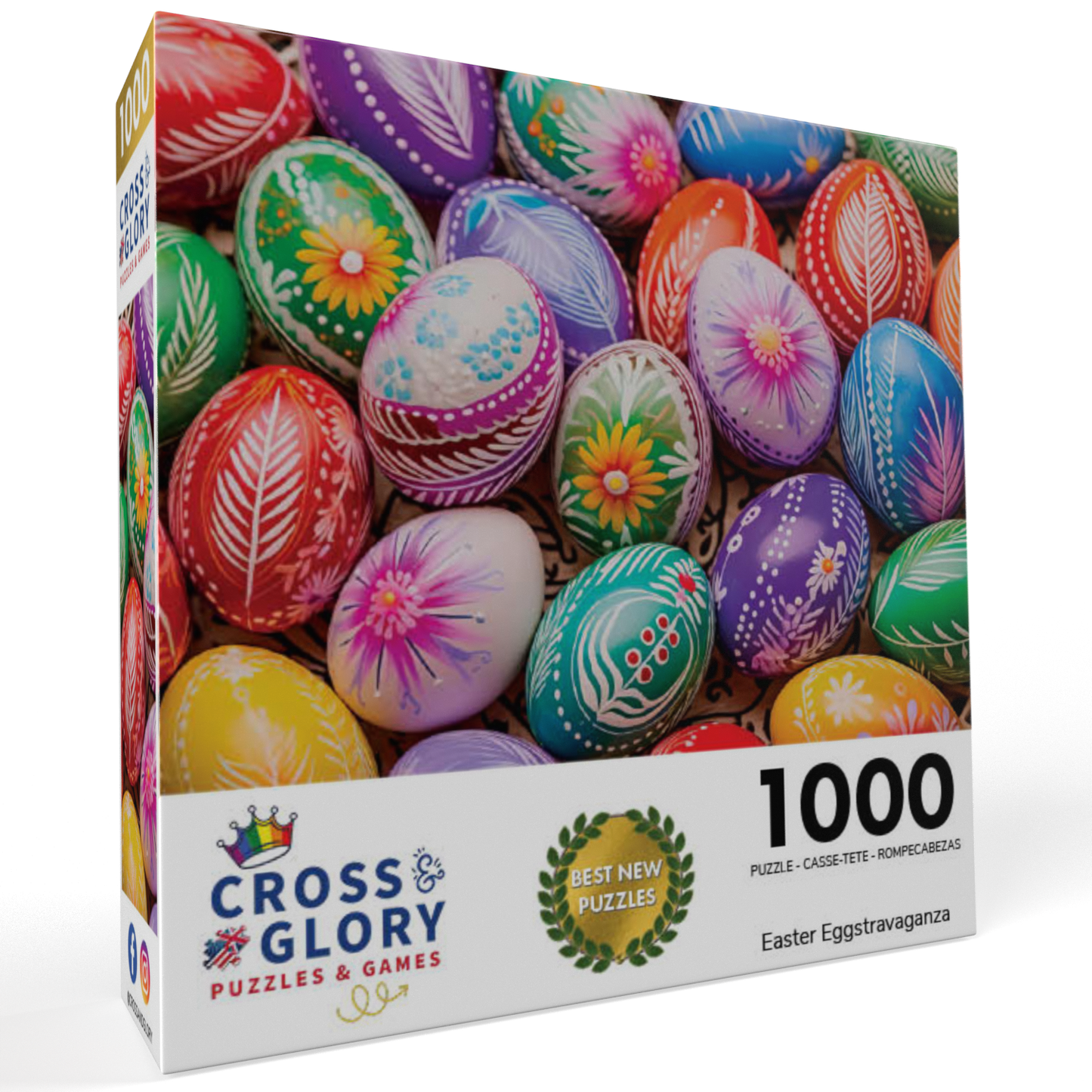 Puzzle 1000 pièces : Pâques et la fête des œufs
