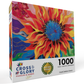 La danse du dahlia au feu de bois - Puzzle 1000 pièces