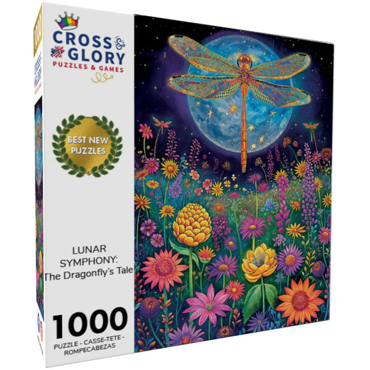 Butterfly Puzzle – Lunar Symphony: The Dragonfly’s Tale – 1000 Piece Jigsaw Puzzle