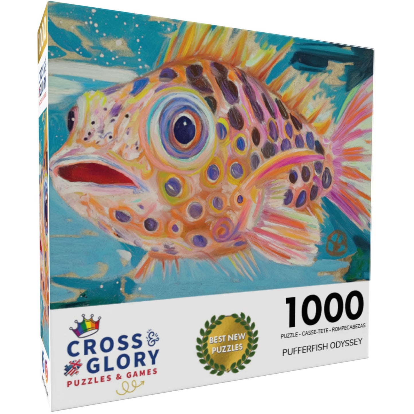 L'Odyssée du Poisson-globe : Un chef-d'œuvre des profondeurs - Puzzle 1 000 pièces