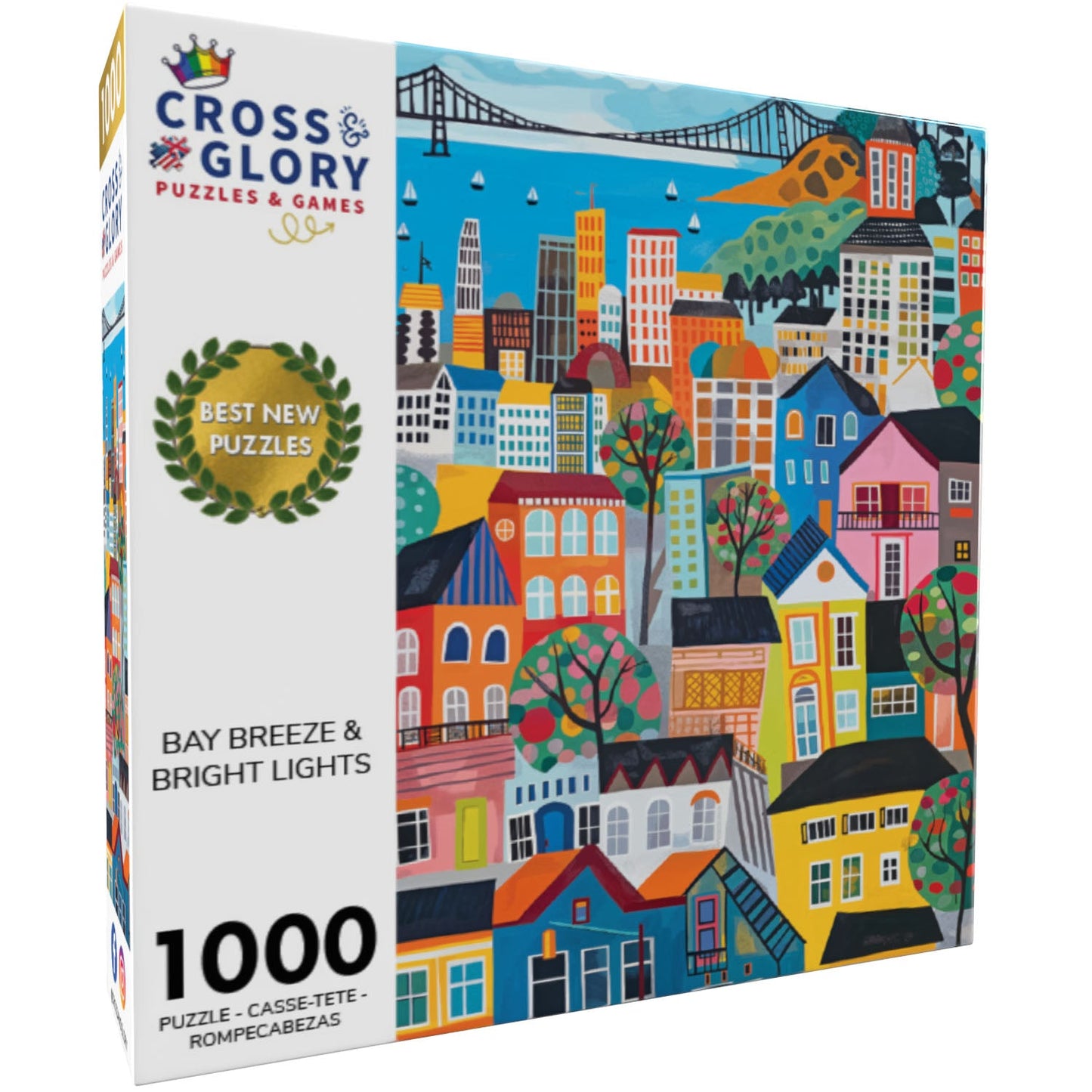 Brise de la baie et lumières vives - Puzzle 1000 pièces