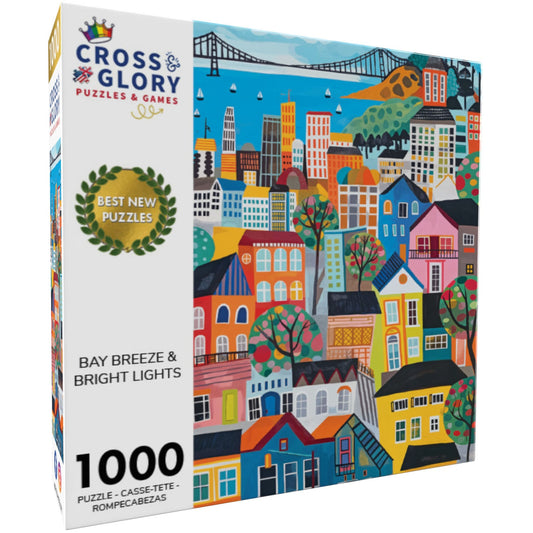 Fantasy Puzzle – Bay Breeze & Bright Lights – 1000 Piece Jigsaw Puzzle