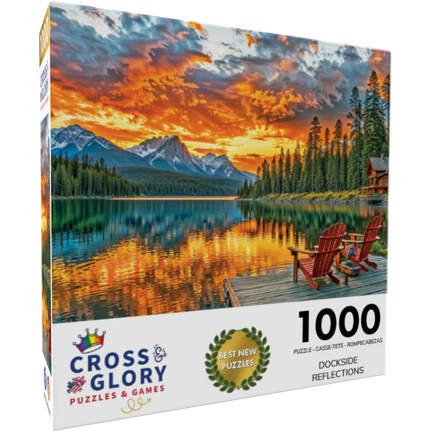 Coastal Puzzle – Dockside Reflections – 1000 Piece Jigsaw Puzzle