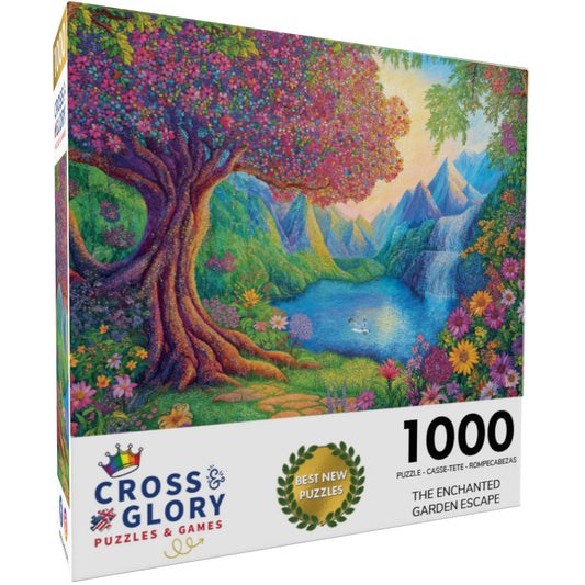 Garden Puzzle – The Enchanted Garden Escape – 1000 Piece Jigsaw Puzzle