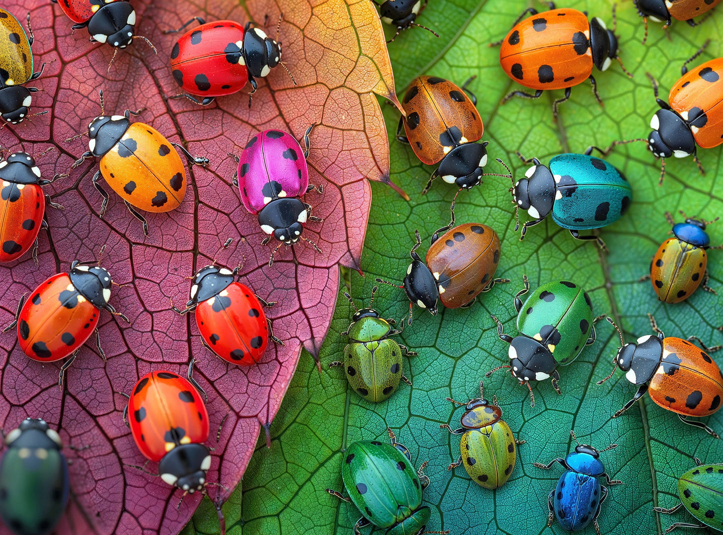 La Coccinelle Arc-en-ciel - Puzzle 1000 pièces