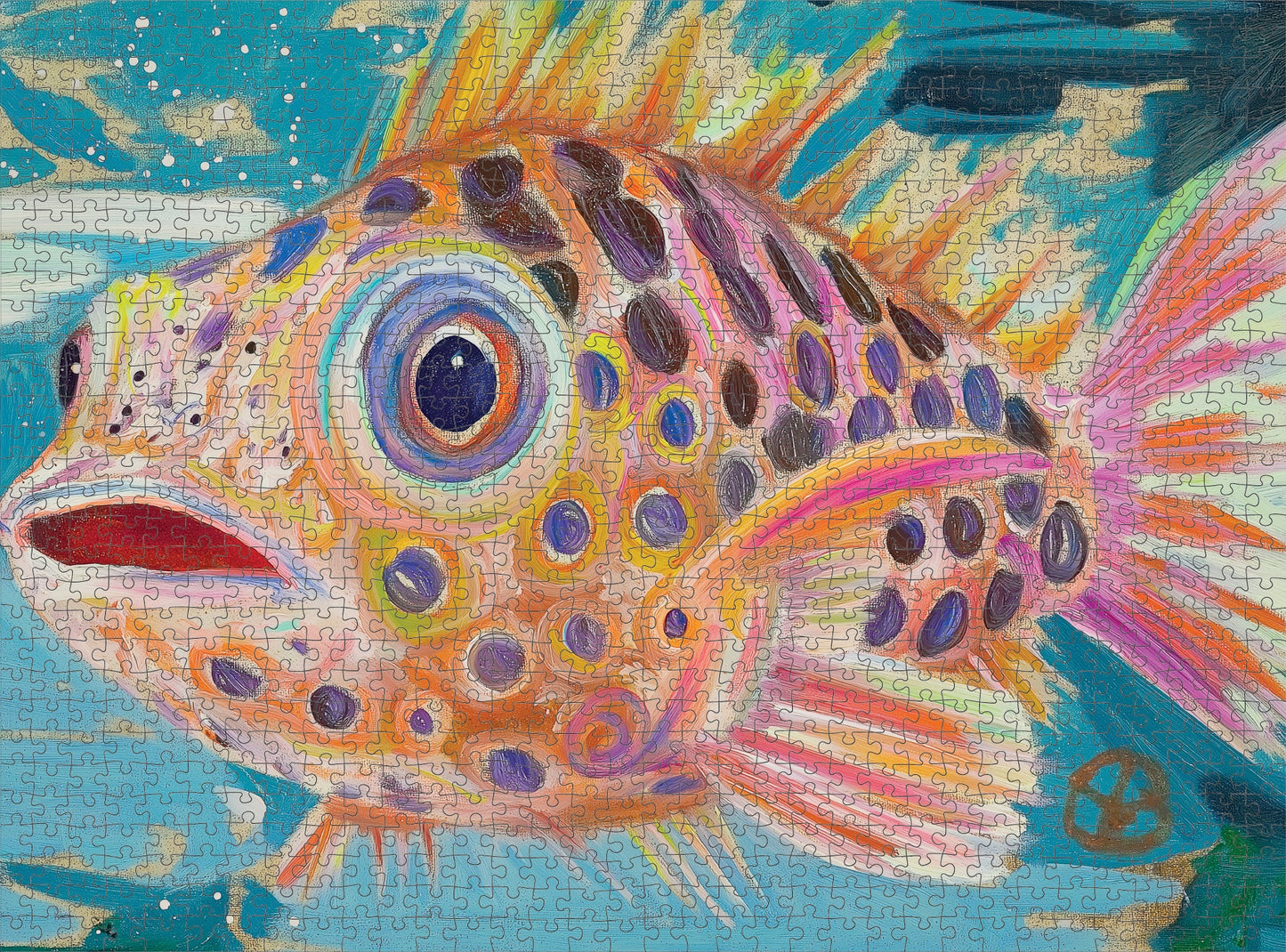 L'Odyssée du Poisson-globe : Un chef-d'œuvre des profondeurs - Puzzle 1 000 pièces