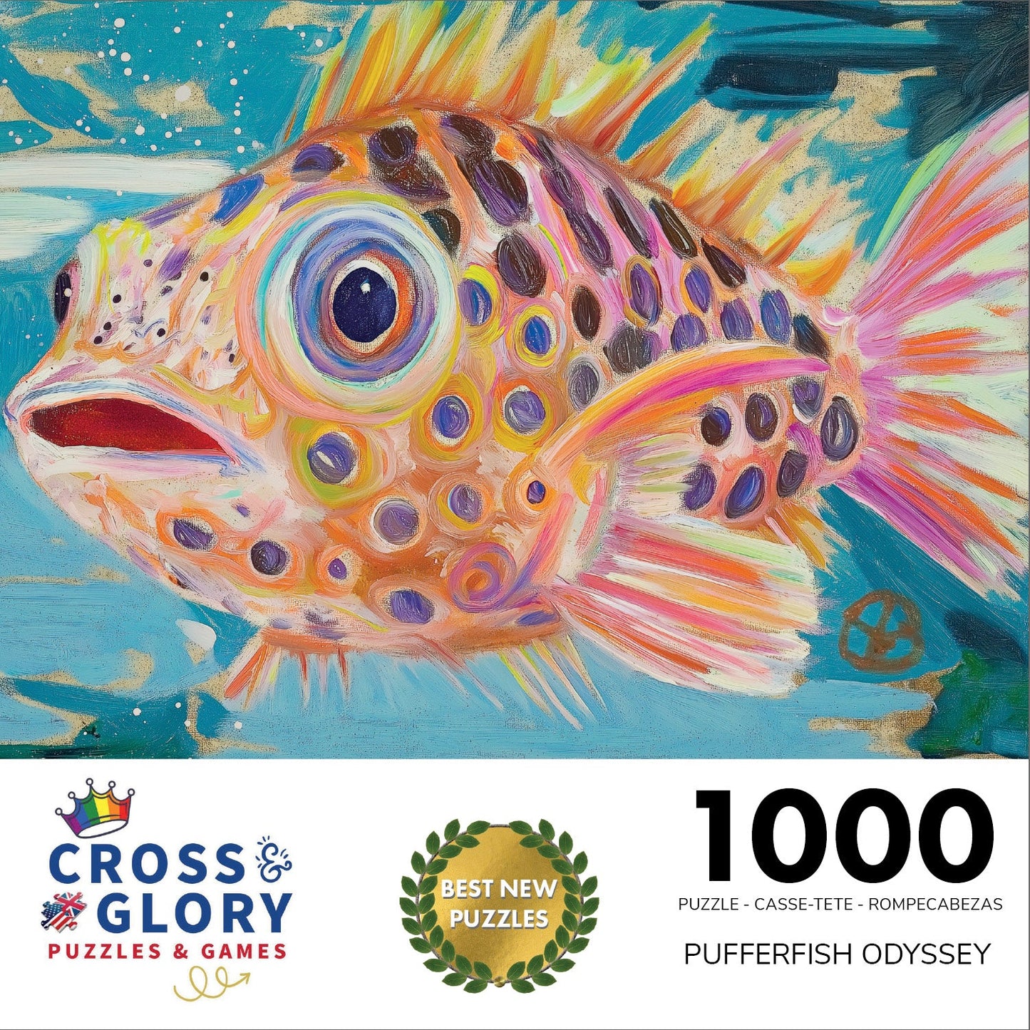 L'Odyssée du Poisson-globe : Un chef-d'œuvre des profondeurs - Puzzle 1 000 pièces
