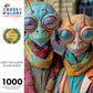 Rencontrez les extraterrestres : Elara et Nox - Puzzle 1 000 pièces