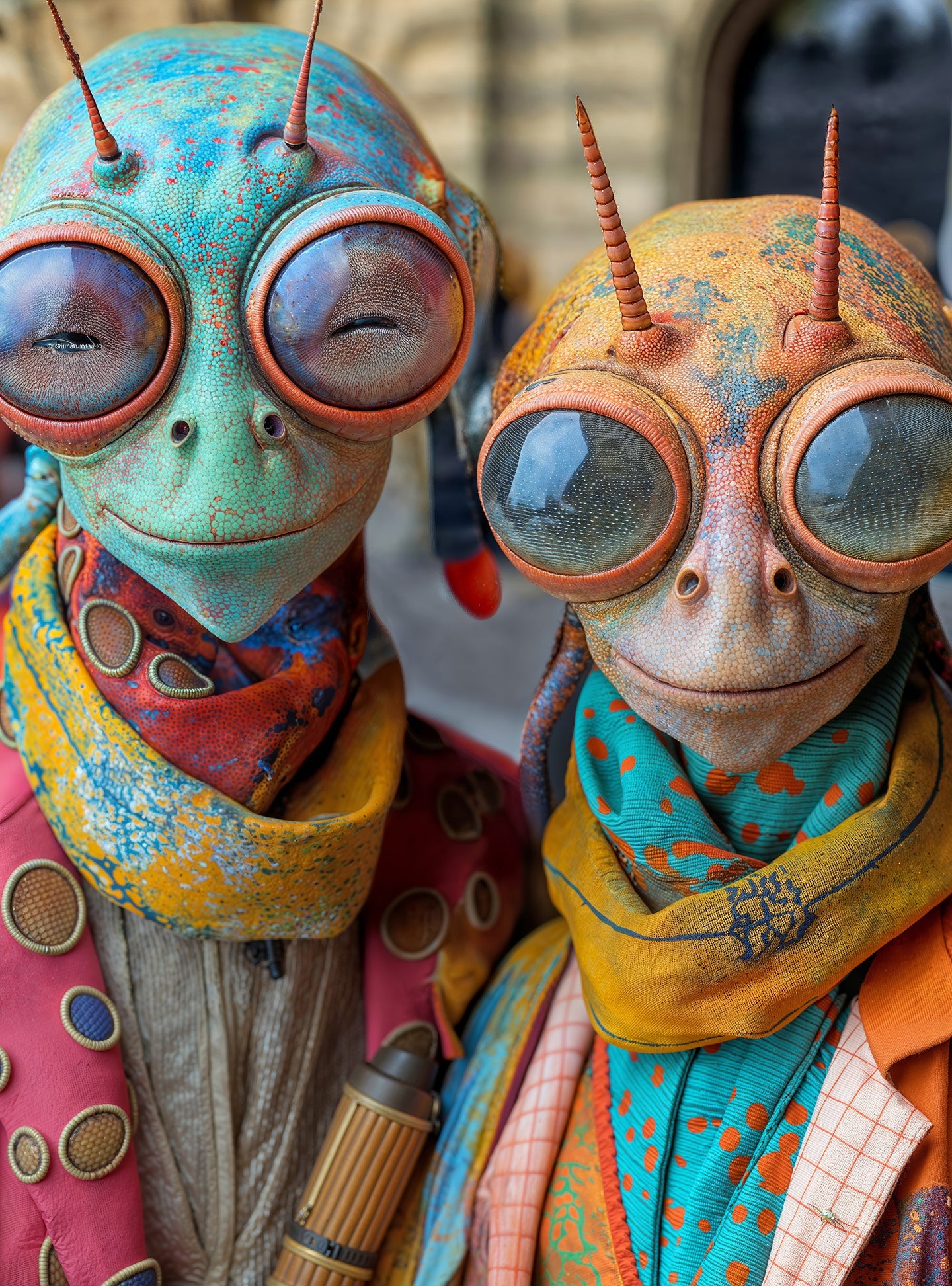 Rencontrez les extraterrestres : Elara et Nox - Puzzle 1 000 pièces