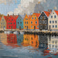 Norway Jigsaw Puzzle – Fjord Facades: Norway's Water's Edge – 1000 Piece Puzzle