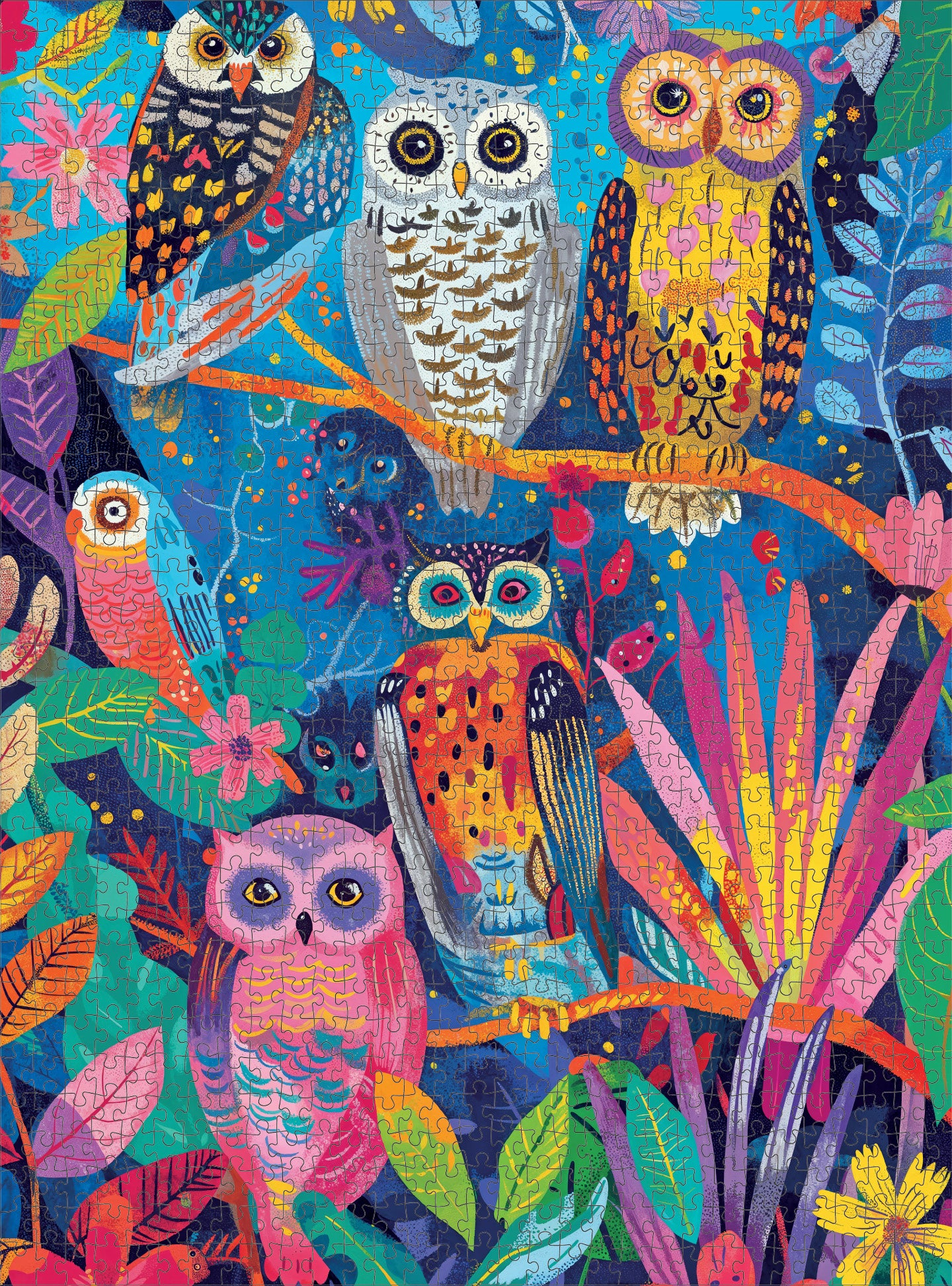 Bird Puzzle – Hootenanny: Birds in Paradise – 1000 Piece Jigsaw Puzzle