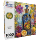 Divers et vice : Bouteille de gin botanique opulente – Puzzle 1 000 pièces