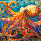 Octopus Puzzle – The Great Blue Octopus Enigma – 1000 Piece Jigsaw Puzzle