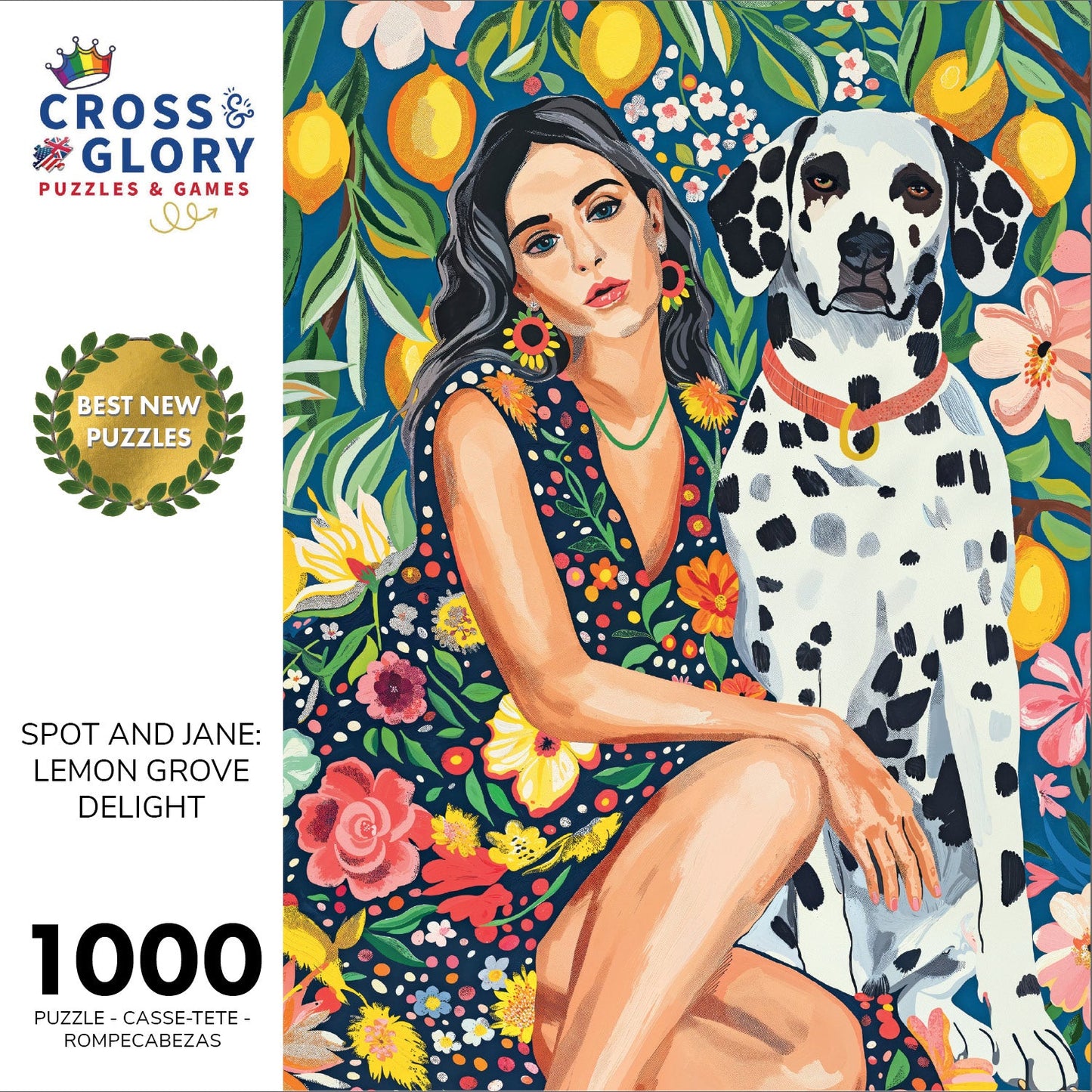 Spot and Jane: Lemon Grove Delight - 1000 Piece Jigsaw Puzzle