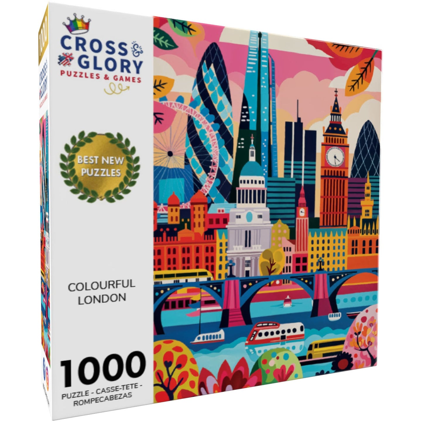 Colorful London - 1000 Piece Jigsaw Puzzle