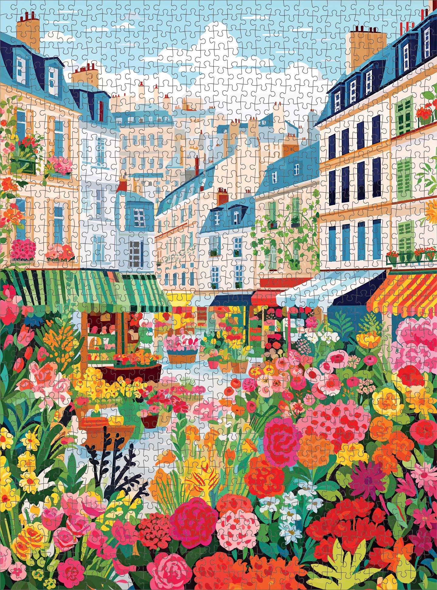Paris Jigsaw Puzzle – La Fleur de Paris, – 1000 Piece Puzzle