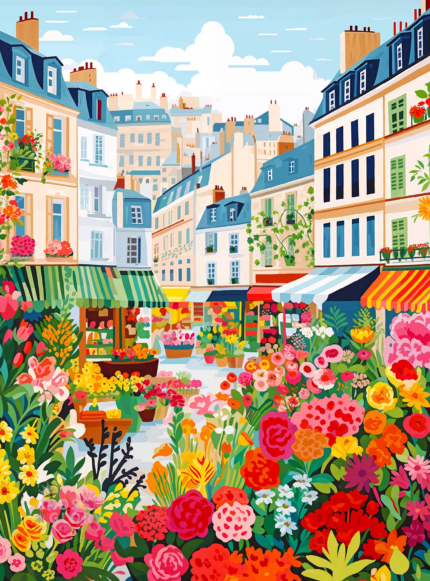 Paris Jigsaw Puzzle – La Fleur de Paris, – 1000 Piece Puzzle