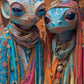Space Puzzle – Meet The Aliens: Luma & Kairo – 1000 Piece Jigsaw Puzzle