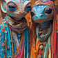 Space Puzzle – Meet The Aliens: Luma & Kairo – 1000 Piece Jigsaw Puzzle