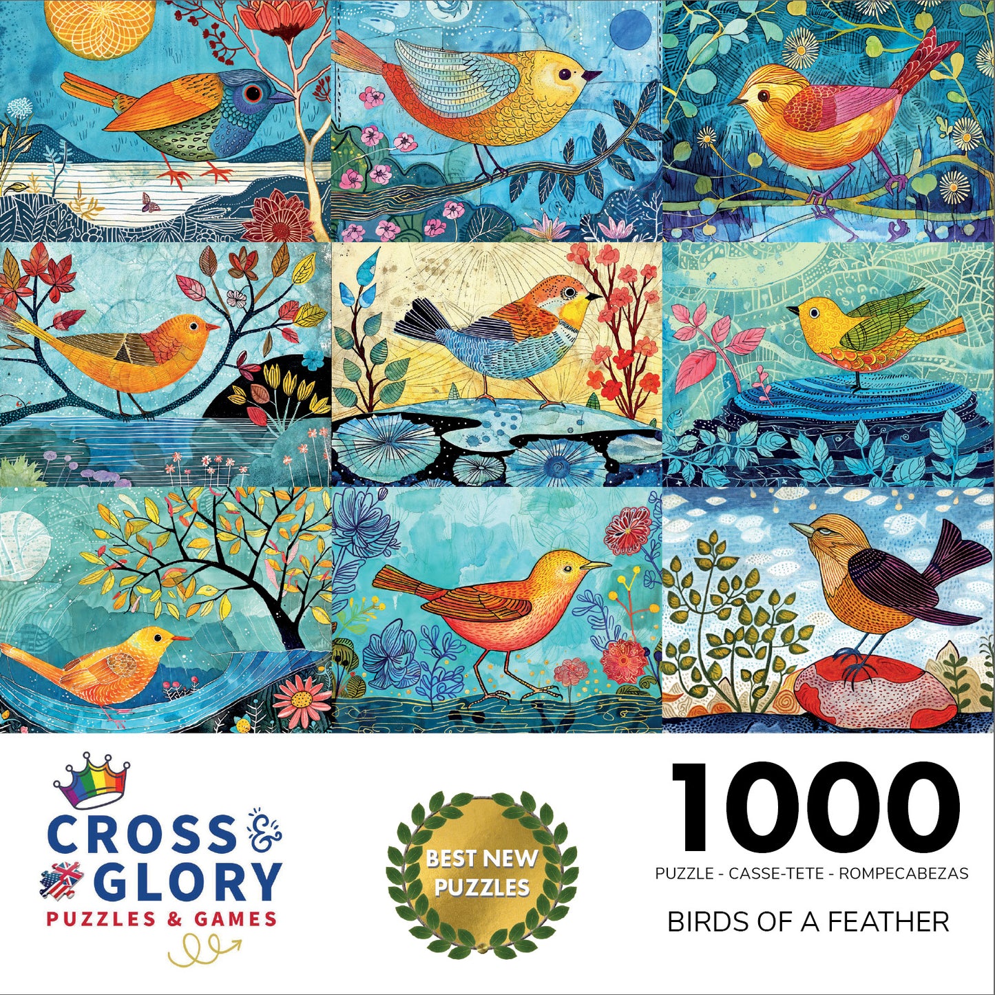 Birds of a Feather - 1000 Piece Jigsaw Puzzle
