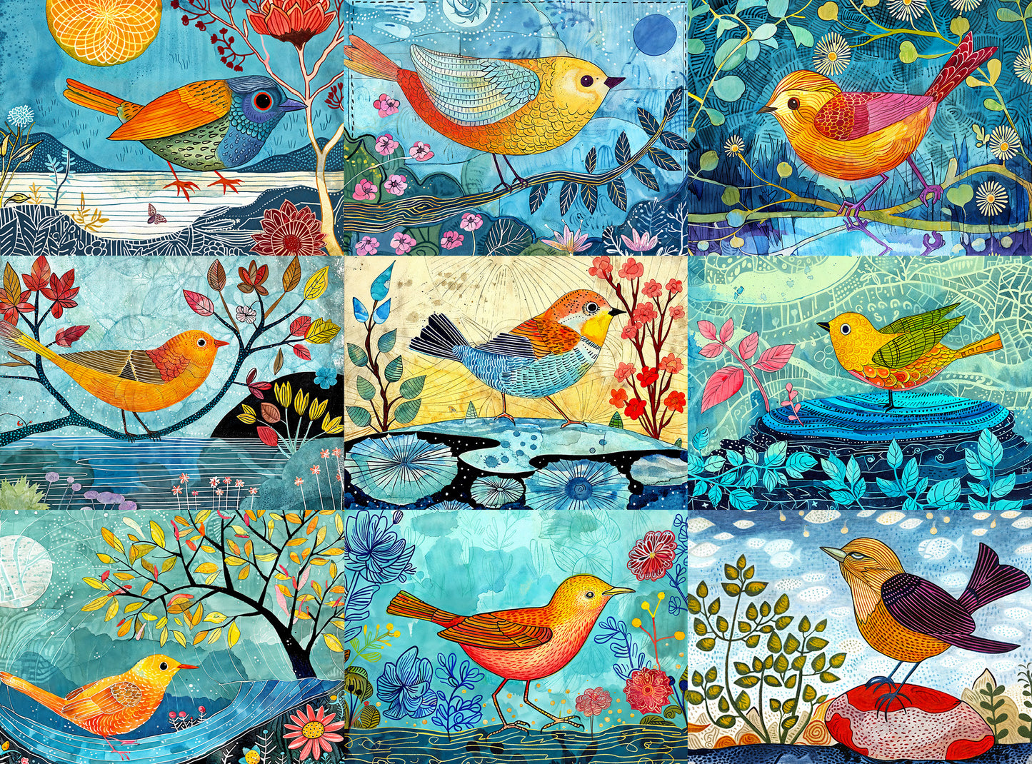 Birds of a Feather - 1000 Piece Jigsaw Puzzle