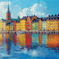 The Harbor That Remembered Color - 1000 Piece Jigsaw Puzzle