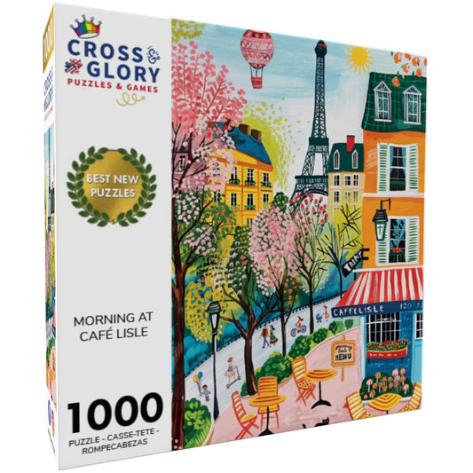 Morning at Café Lisle - 1000 Piece Jigsaw Puzzle