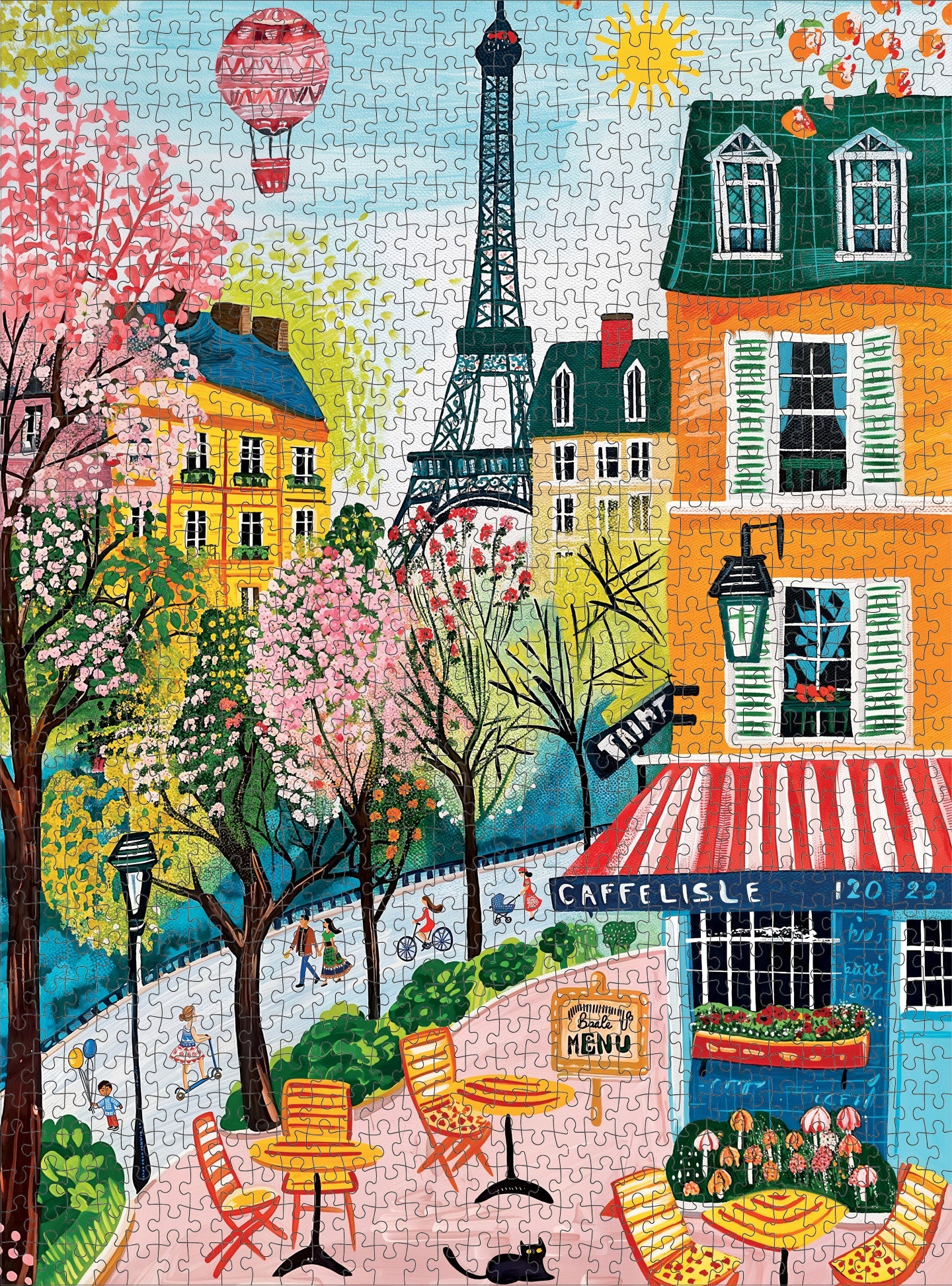 Book Lover Puzzle – Morning at Café Lisle – 1000 Piece Jigsaw Puzzle