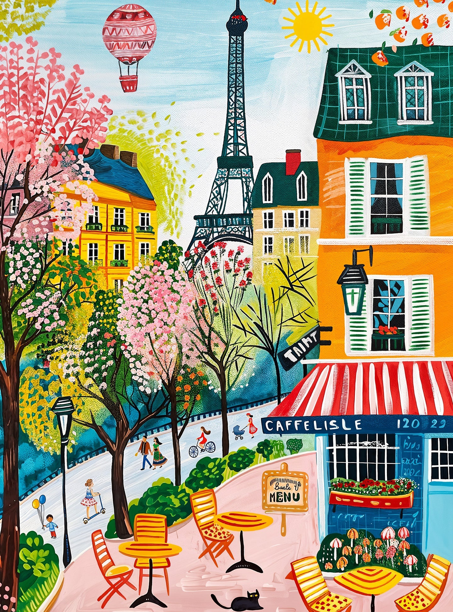 Book Lover Puzzle – Morning at Café Lisle – 1000 Piece Jigsaw Puzzle