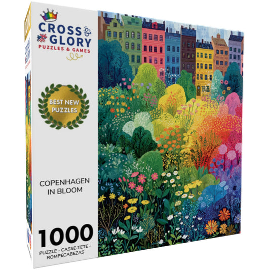 Copenhagen in Bloom - 1000 Piece Jigsaw Puzzle