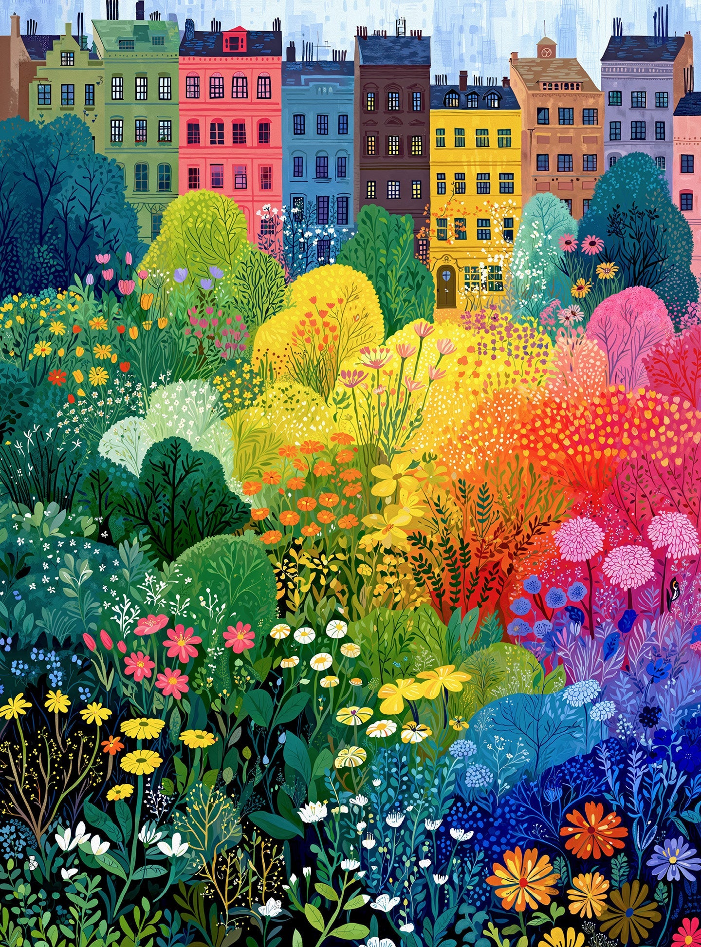 Copenhagen in Bloom - 1000 Piece Jigsaw Puzzle