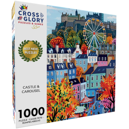 Castle & Carousel - 1000 Piece Jigsaw Puzzle