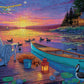 Dog Puzzle – Sunset Bay – 1000 Piece Jigsaw Puzzle