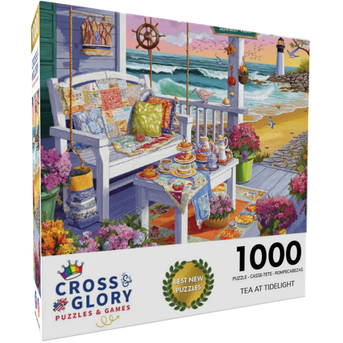 Lighthouse Puzzle – Tea at Tidelight – 1000 Piece Jigsaw Puzzle