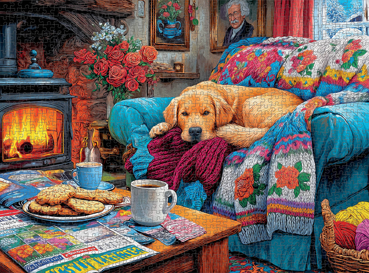 Dog Puzzle – A Good Dog – 1000 Piece Jigsaw Puzzle