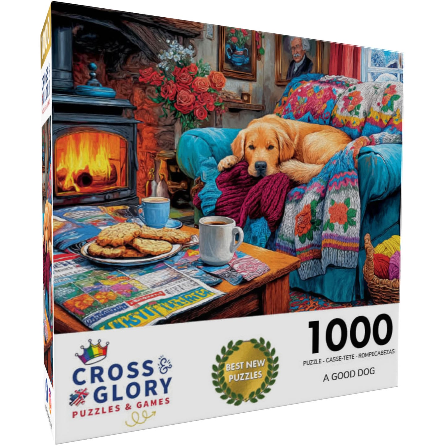 Dog Puzzle – A Good Dog – 1000 Piece Jigsaw Puzzle