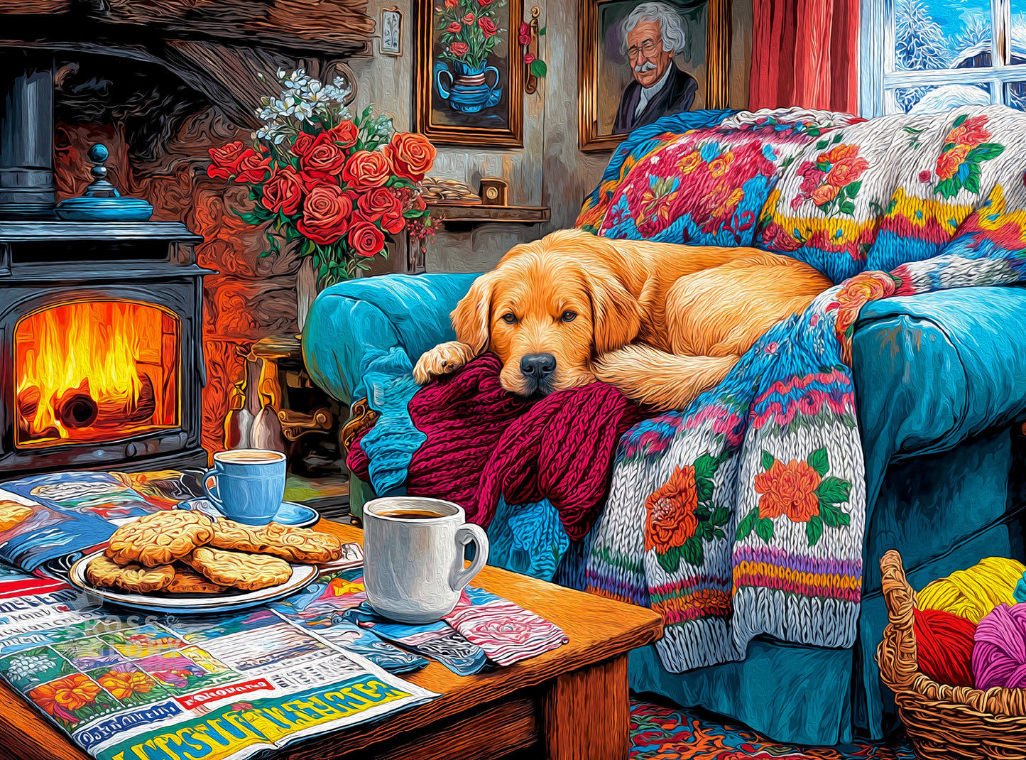 Dog Puzzle – A Good Dog – 1000 Piece Jigsaw Puzzle
