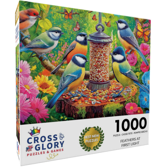 Bird Puzzle – Feathers at First Light – 1000 Piece Jigsaw Puzzle