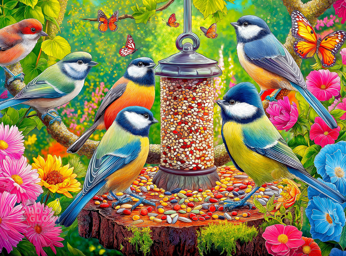 Bird Puzzle – Feathers at First Light – 1000 Piece Jigsaw Puzzle