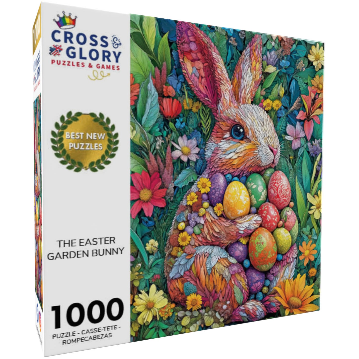 Garden Puzzle – The Easter Garden Bunny – 1000 Piece Jigsaw Puzzle